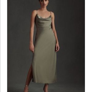 BHLDN Cali dress in moss